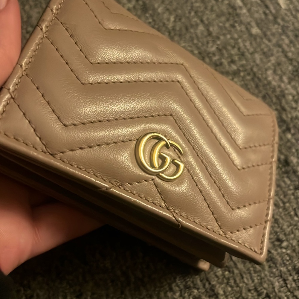 AUTHENTIC GUCCI WALLET!GG MORMONT DUSTY PINK LEATHER! Bought directly from Gucci